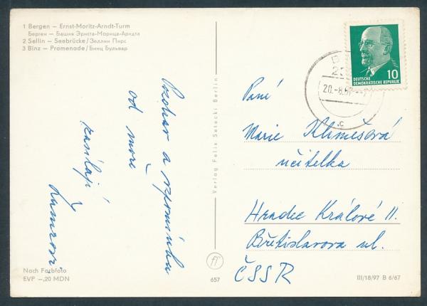 Bergen-Ernst-Moritz-Arndt-Turm, Sellin-Seebrücke, Binz -Promenade